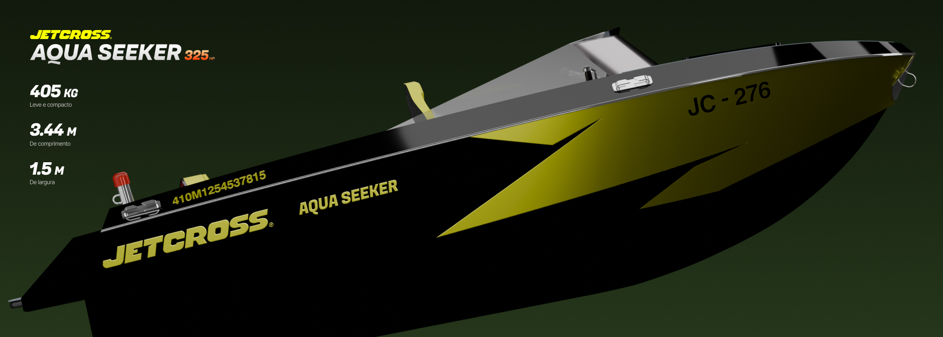 Jetcross aquaseeker boat